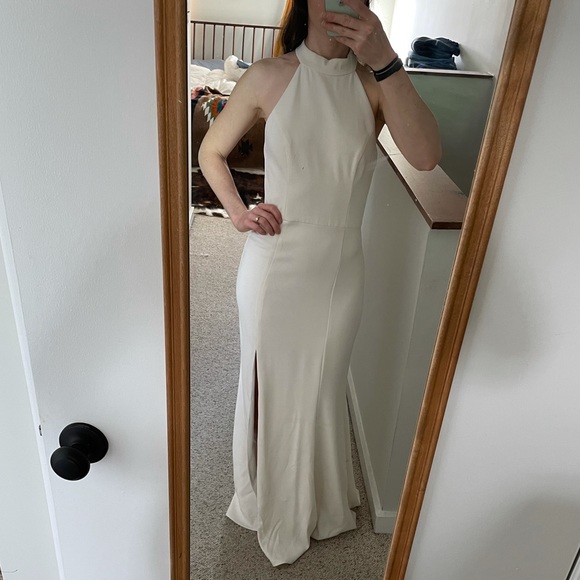 Bhldn Montreal Crepe Maxi Dress 